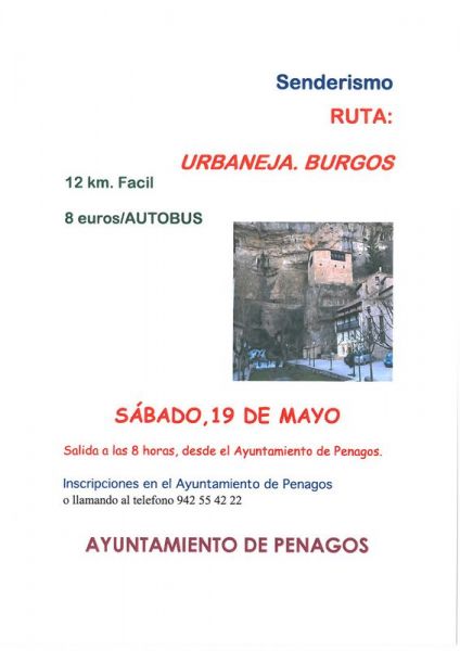 Ruta de senderismo por Urbaneja, en Burgos