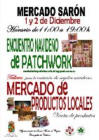 Encuentro navideño de Patchwork y Mercado de productos locales en el Mercado de Sarón