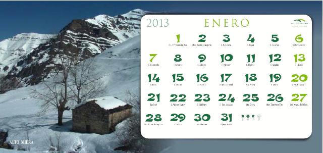 Calendario 2013