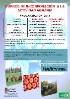 Cursos Incorporación Agraria 2013