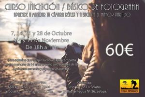 Curso de Iniciación a la Fotografía