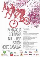 IV Marcha Nocturna Solidaria Sarón – Monte Caballar