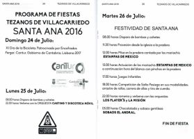 Fiestas Santa Ana Tezanos 2016