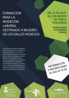 Abiertas las inscripciones para un curso gratuito destinado a la inserción laboral de las mujeres