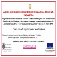 Continúa en marcha el proyecto Comunica Emprendedor Audiovisual 2.0