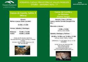 Nuevos horarios en las cuevas de los Valles Pasiegos