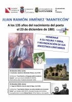 Actos en homenaje al poeta Juan Ramón Jiménez ‘Mantecón’