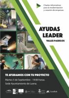 Charla sobre el programa LEADER de Valles Pasiegos en el municipio de Luena