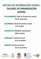 Talleres de dinamización juvenil Valles pasiegos