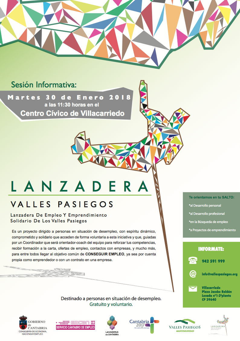 Sesión Informativa I Lanzadera de Empleo de los Valles Pasiegos