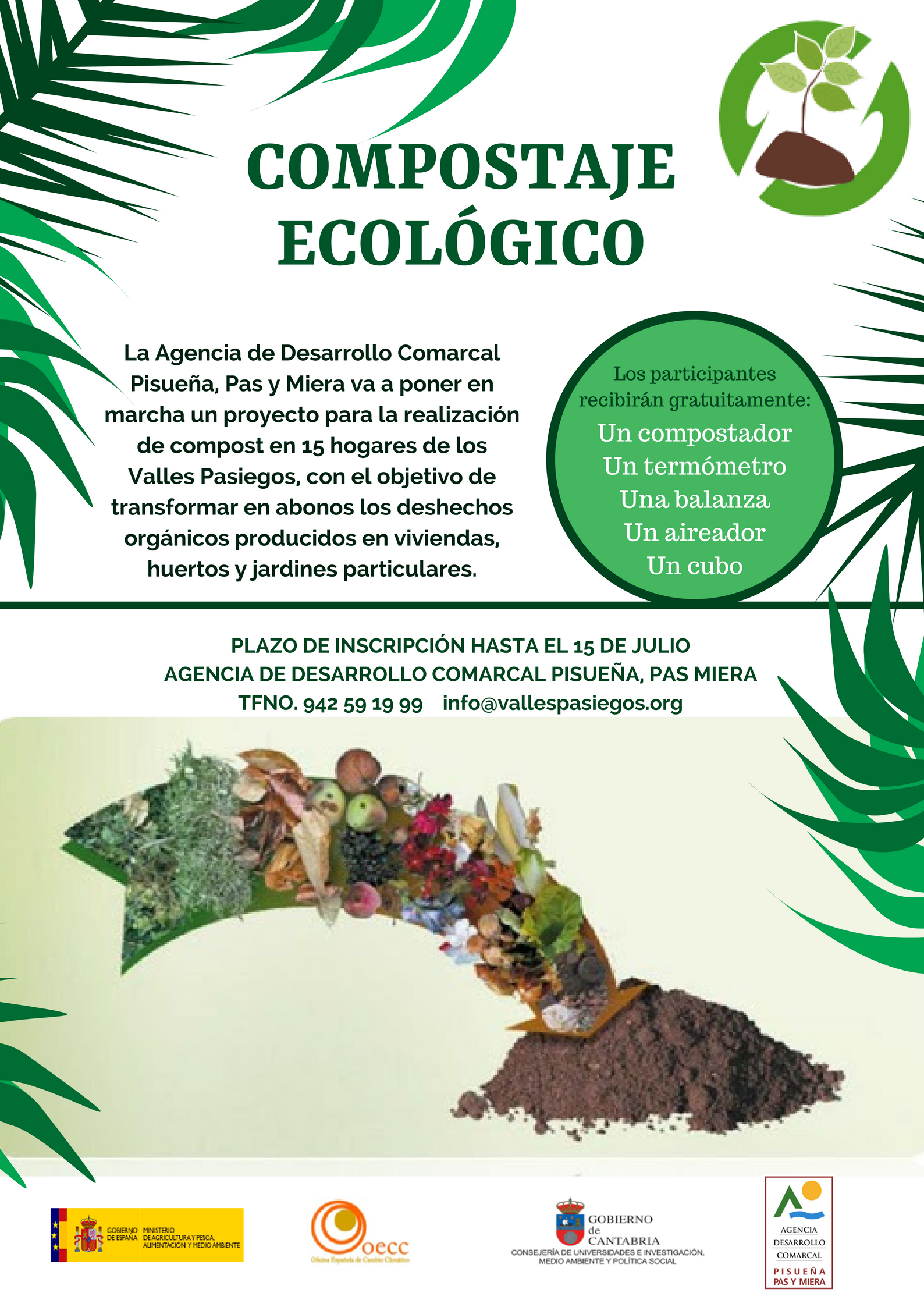 La Agencia pone en marcha una iniciativa para la realización de compost en hogares