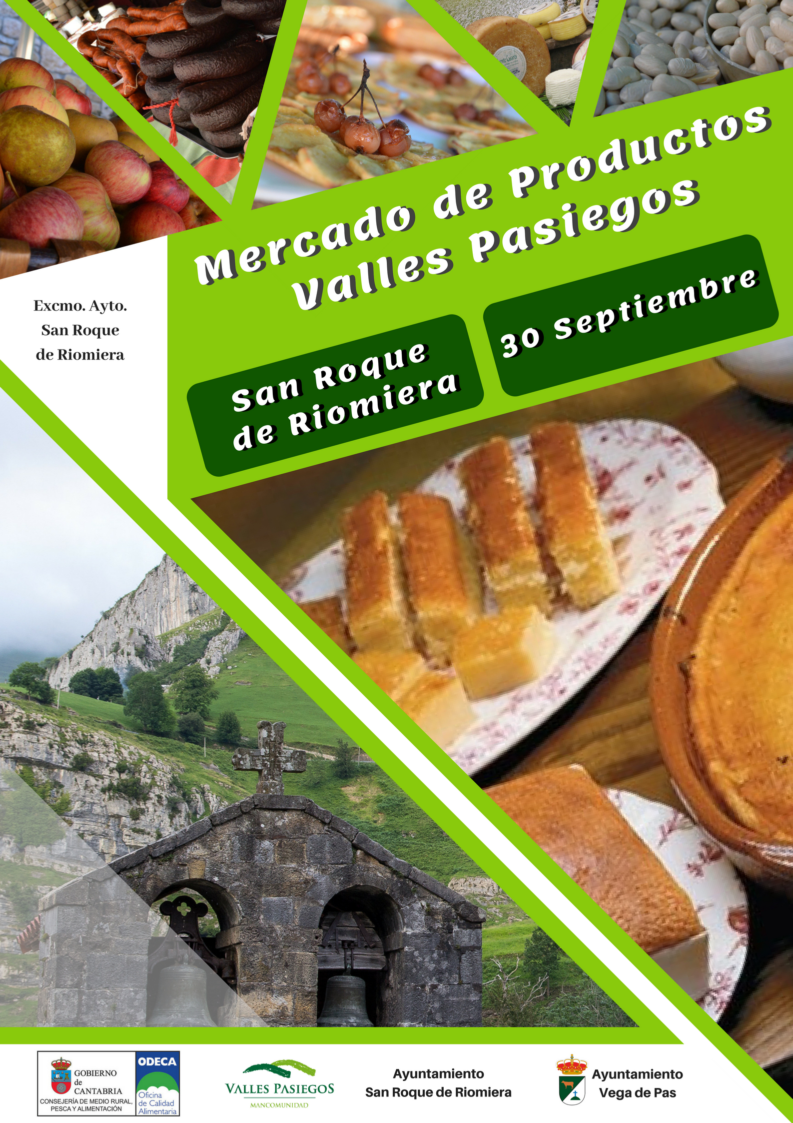 San Roque de Riomiera acoge este domingo el Mercado de Productos de los Valles Pasiegos