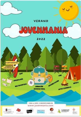 Campamentos Verano Jovenmania 2022.