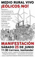 Movilización contra Proyectos Eólicos 25 junio