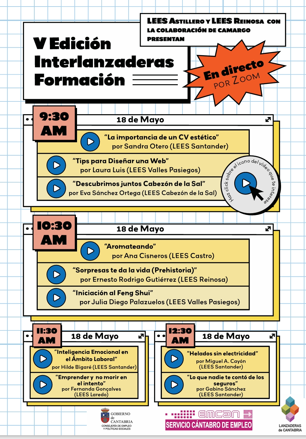 Jornadas Lanzaderas Formación On Line