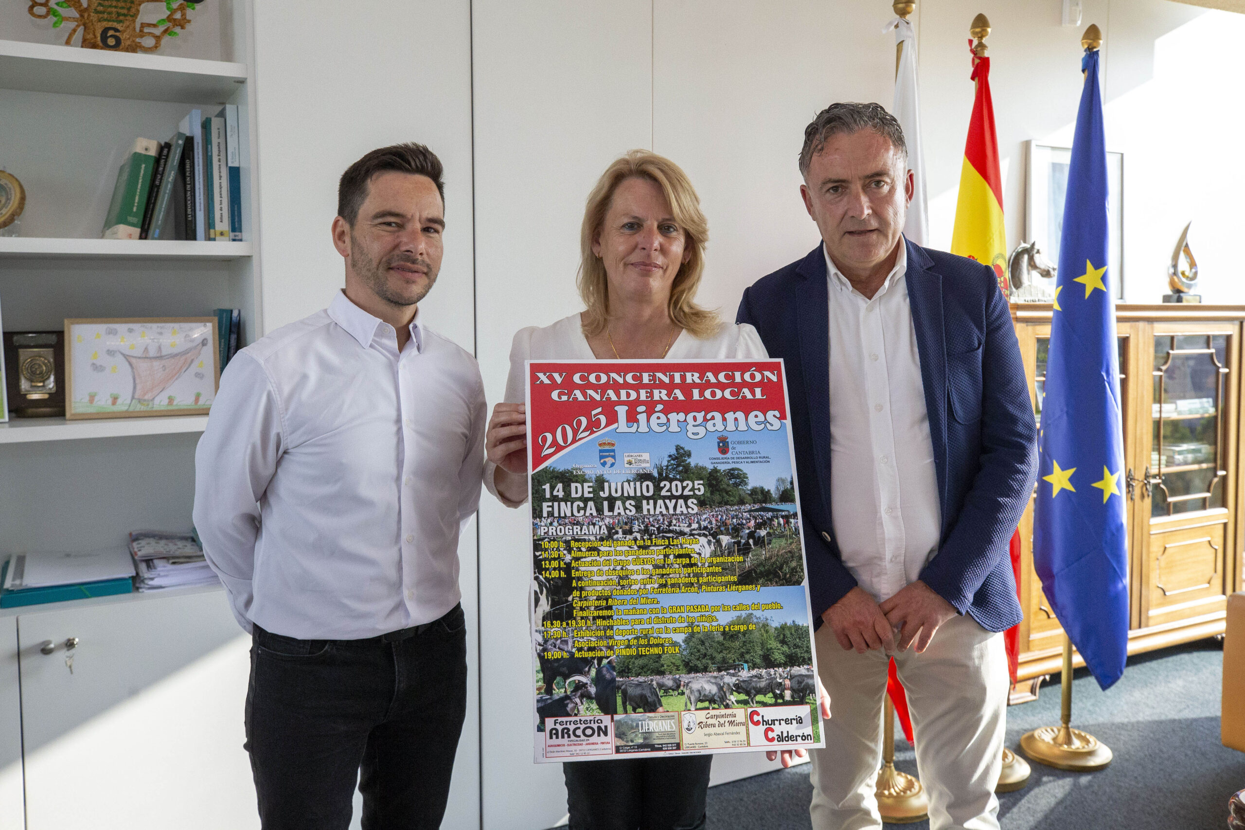 Liérganes celebra su XV Feria Ganadera con una participación histórica