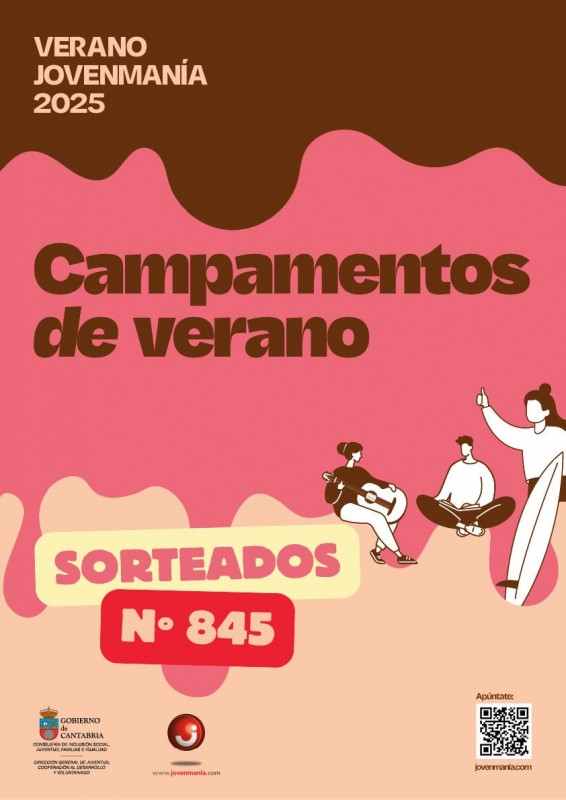 Campamentos de Verano 2025 sorteados