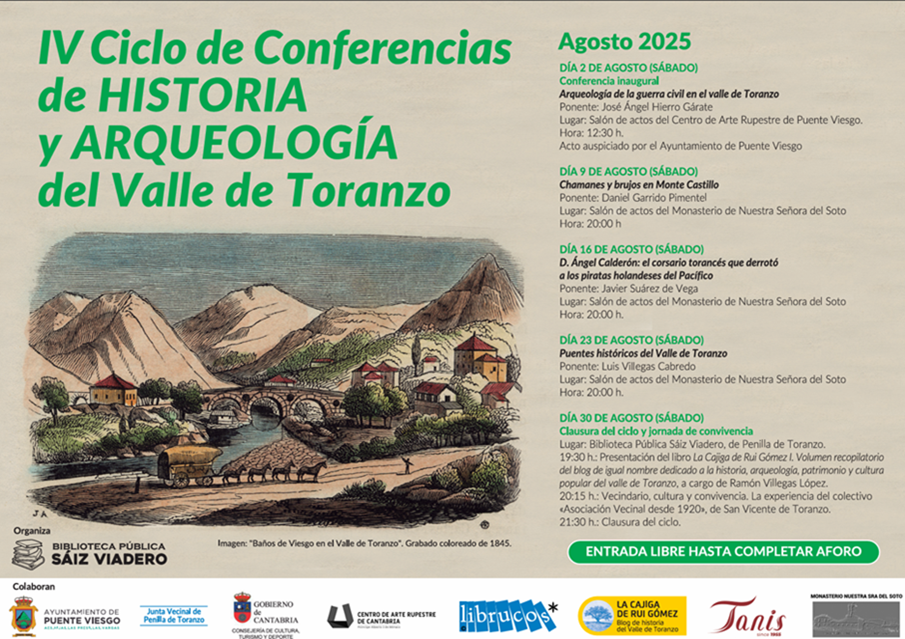 IV Ciclo de Conferencias de Historia y Arqueología del Valle de Toranzo