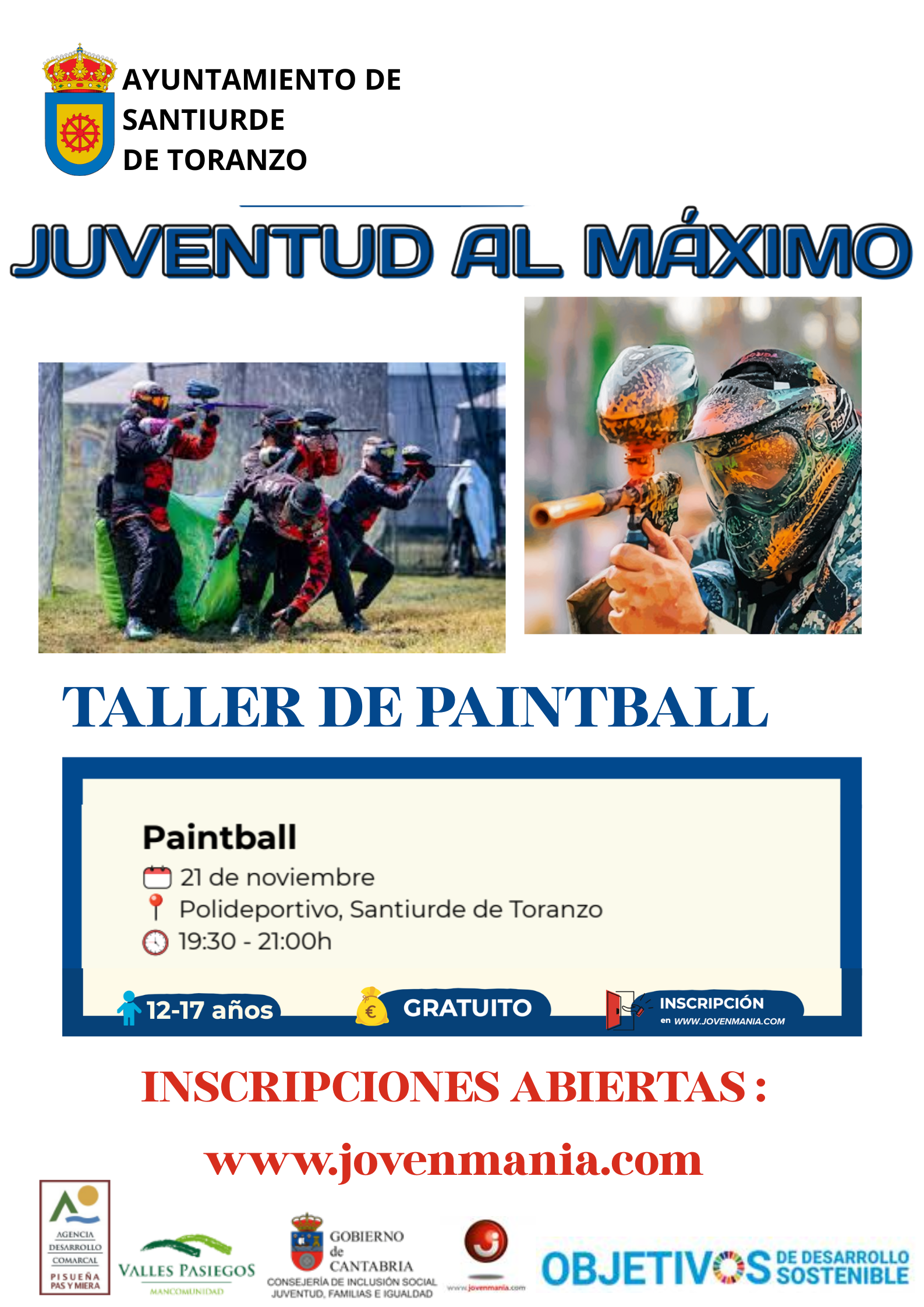 Actividades «Juventud al Máximo» en Santiurde de Toranzo