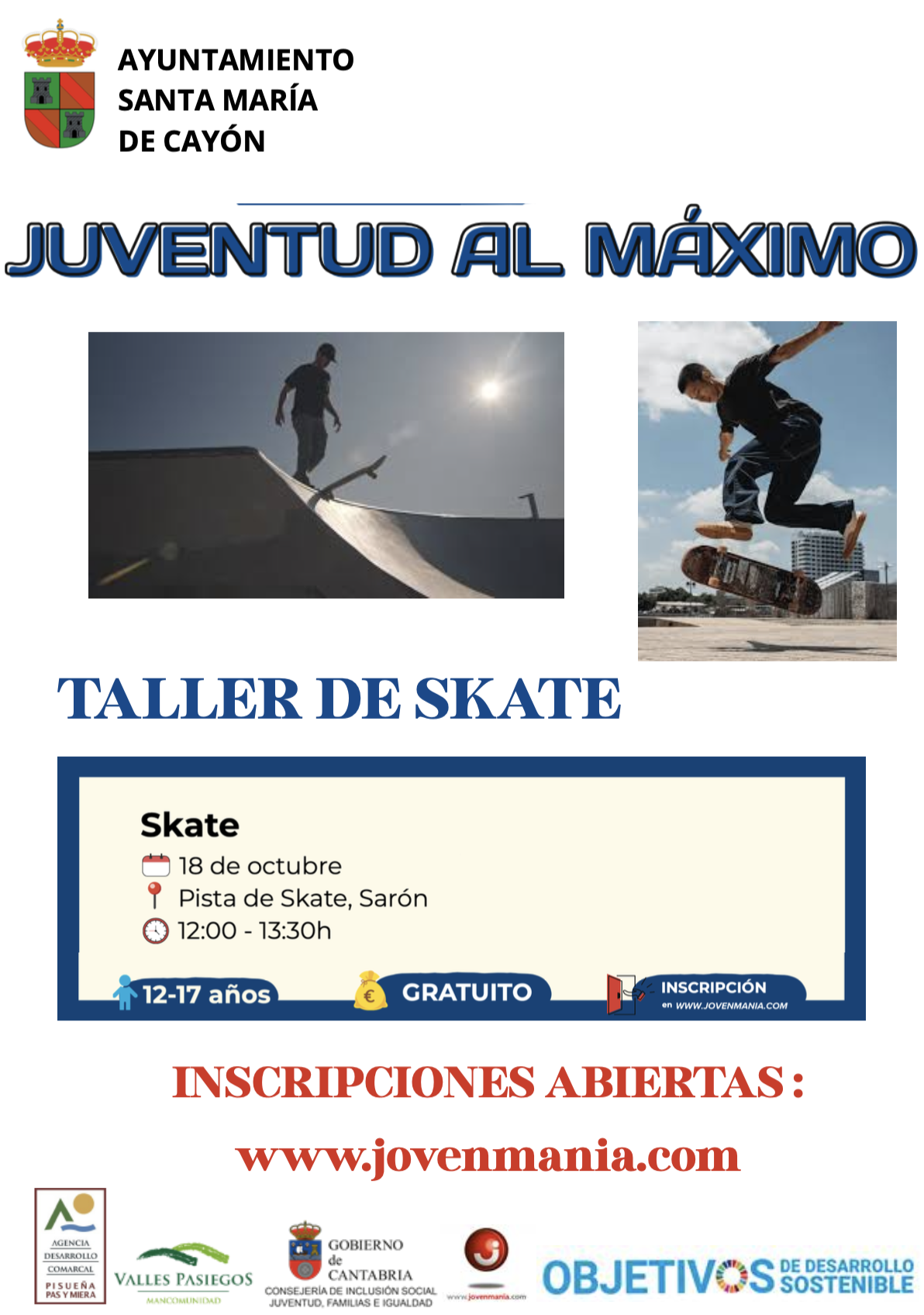 Actividades «Juventud al Máximo» en San Mª Cayón