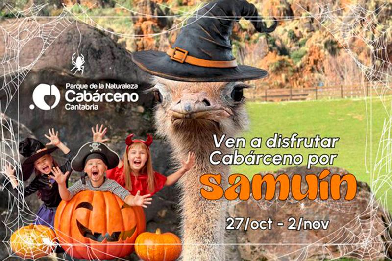 El Parque de la Naturaleza de Cabárceno celebra Samuín con acceso gratuito para los menores que acudan disfrazados