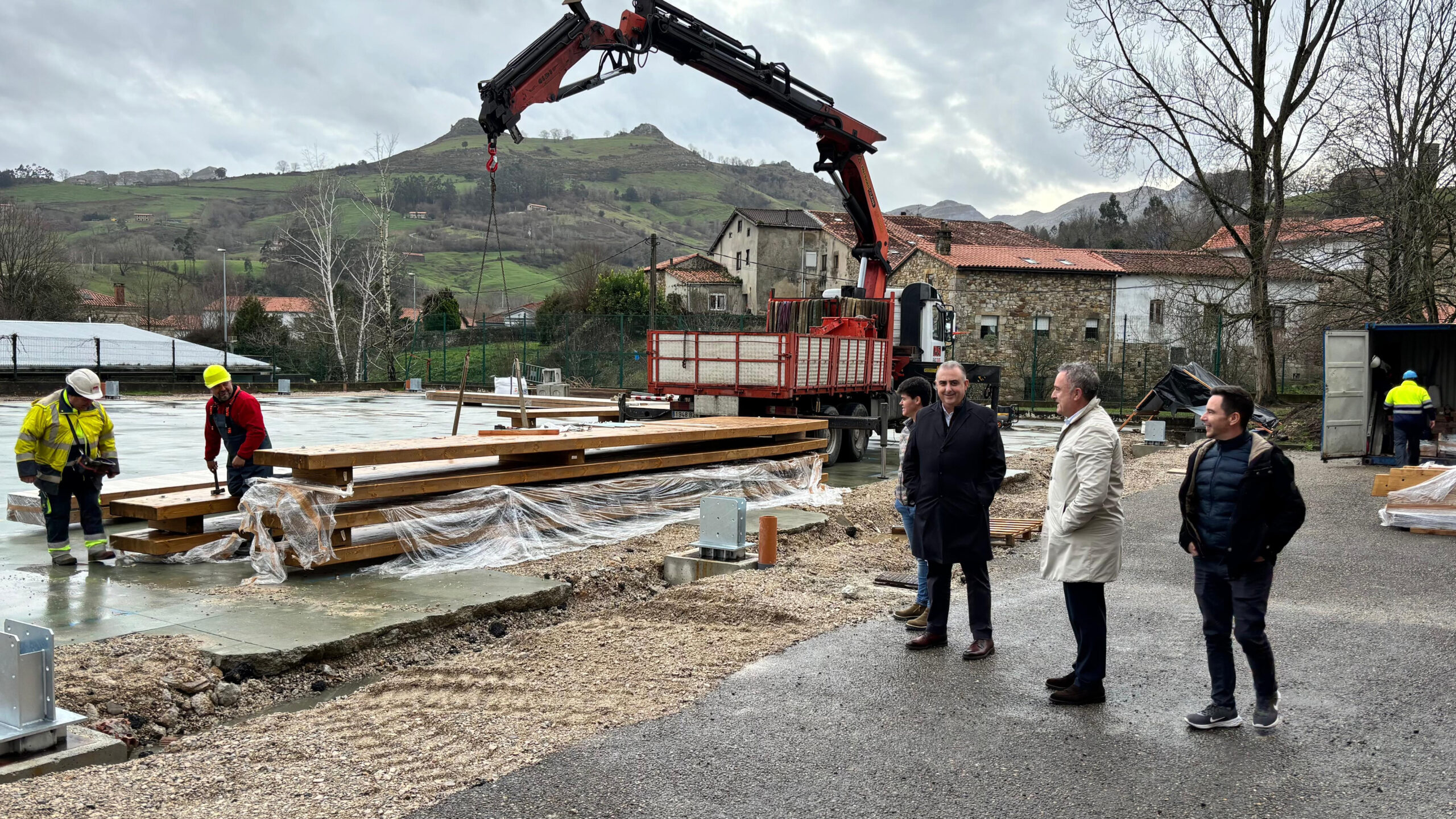 Liérganes, Cubierta de la pista del Colegio CEIP Eugenio Perojo