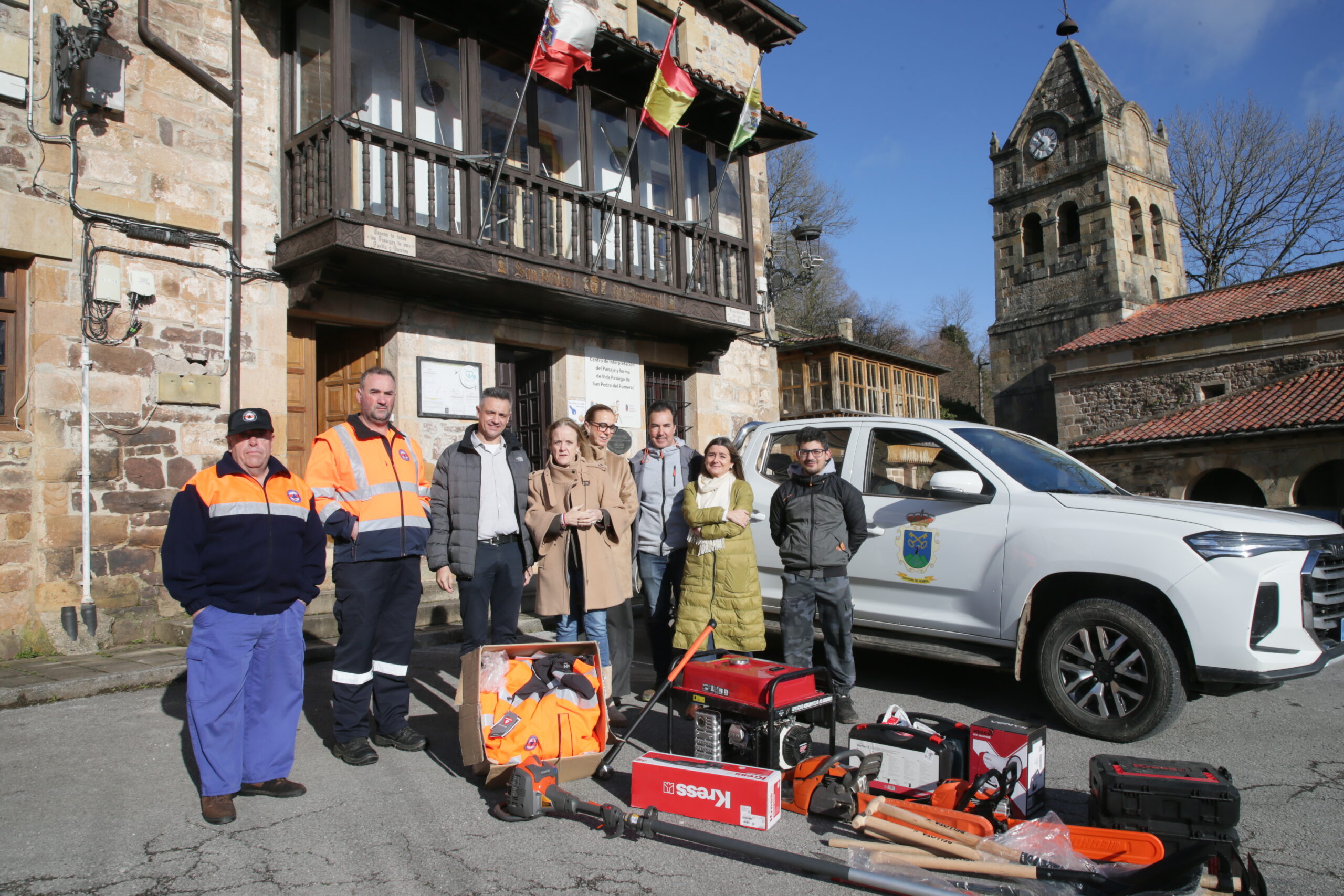 Apoyo de más de 380.000 euros para mejorar los servicios y medios de San Pedro del Romeral
