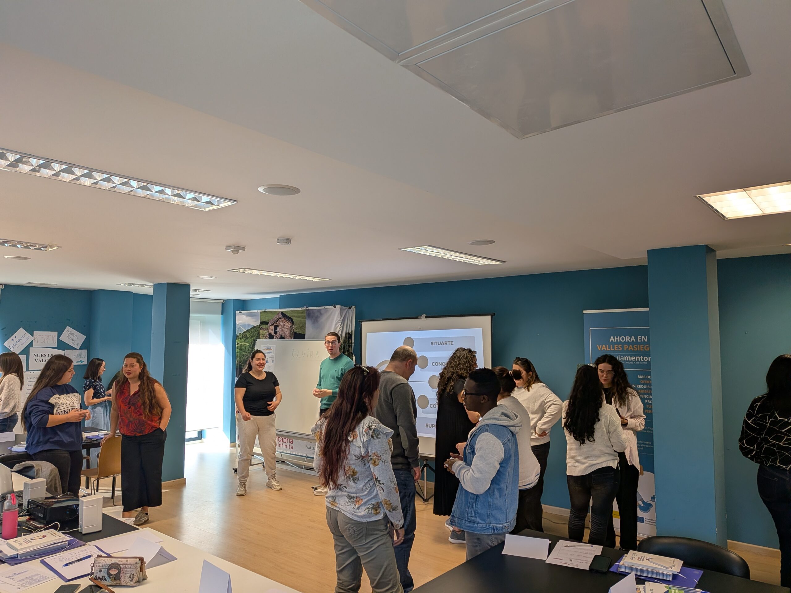 La Lanzadera de Empleo de Valles Pasiegos define los valores y normas que guiarán el trabajo del equipo